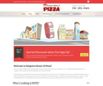 Kingstonhouseofpizza.com(Kingston, MA) Screenshot