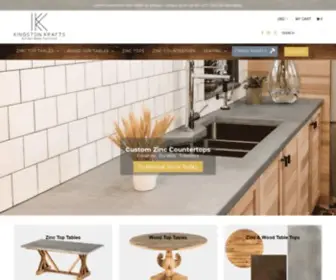 Kingstonkrafts.com(Custom Wood Furniture) Screenshot