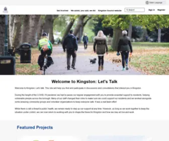 Kingstonletstalk.co.uk(Let's Talk) Screenshot