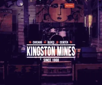 Kingstonmines.com(Chicago Blues Center Since 1968) Screenshot