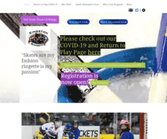 Kingstonringette.com(Kingston Ringette) Screenshot