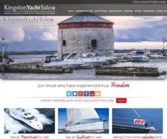 Kingstonyachtsales.com(Toronto Yacht Sales. Kingston Yacht Sales) Screenshot