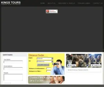 Kingstours.net(Kings Tours) Screenshot