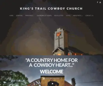 Kingstrailcowboychurch.com(King's Trail Cowboy Church) Screenshot