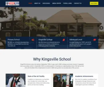 Kingsvilleschools.com.ng(KINGSVILLE SCHOOLS ABUJA KINGSVILLE SCHOOLS) Screenshot