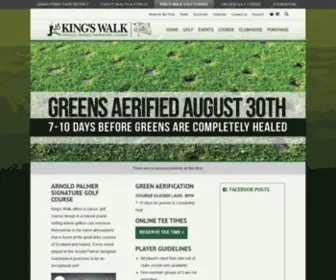 Kingswalk.org(King's Walk Golf Course) Screenshot