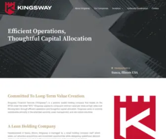 Kingsway-Financial.com(Kingsway Financial Services Inc) Screenshot