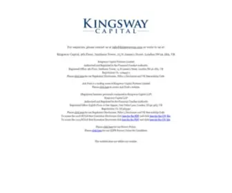 Kingswaycap.com(Kingsway Capital) Screenshot