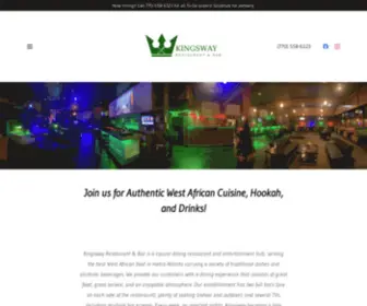 Kingswayrestaurantandbar.com(Nigerian Restaurant in Atlanta) Screenshot