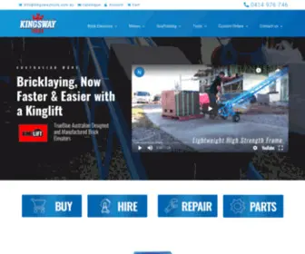 Kingswaytools.com.au(Bricklayers tools) Screenshot