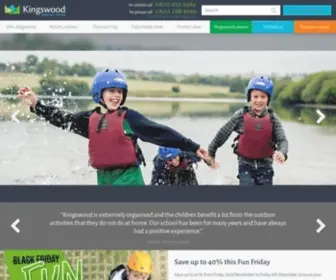 Kingswood.co.uk(Residential and Outdoor Activity Centres) Screenshot