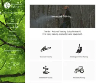 Kingswoodtraining.co.uk(Best Tree Surgery Training for Forestry) Screenshot
