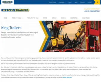 Kingtrailers.co.uk(Trailers For Abnormal Loads) Screenshot