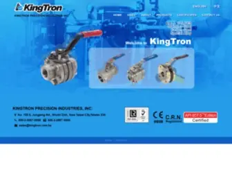 Kingtron.com.tw(KINGTRON PRECISION INDUSTRIES) Screenshot