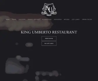 Kingumberto.com(King Umberto) Screenshot