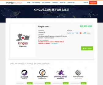 Kingus.com(Kingus) Screenshot