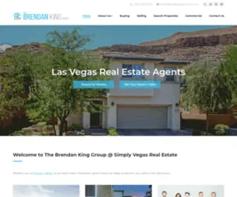 KingVegashomes.com(Brendan King Group) Screenshot