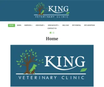 KingVetclinic.com(King Veterinary Clinic) Screenshot