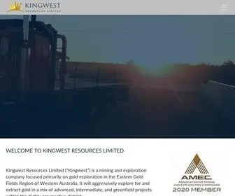 Kingwestresources.com.au(Kingwest Resources Limited) Screenshot