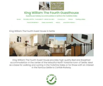 Kingwilliamthefourthguesthouse.co.uk(King William The Fourth Guest House in Settle Yorkshire Dales) Screenshot