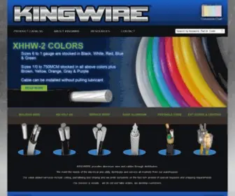 Kingwire.com(KINGWIRE Building Wire) Screenshot