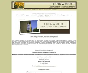 Kingwoodassociationmanagement.com(Kingwoodassociationmanagement) Screenshot