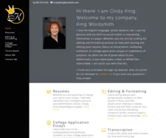 Kingwordsmith.com(Home) Screenshot