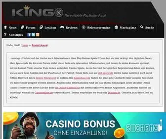 Kingx.de(Das inoffizielle PlayStation Forum & News Portal) Screenshot