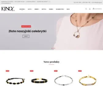 Kingy.pl(Sklep z biżuterią online) Screenshot