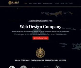 Kingzenterprizes.com(Web design company) Screenshot