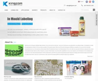 Kingzom.com(Kingzom adhesive tape solutions offer kind tapes) Screenshot