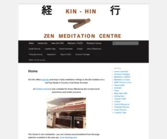 Kinhinzencentre.com(Zen Meditation Centre) Screenshot