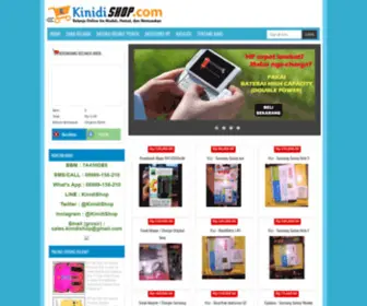 Kinidishop.com(Online Shop) Screenshot