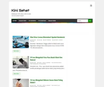 Kinisehat.com Screenshot