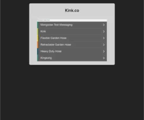 Kink.co(Purchase this domain) Screenshot