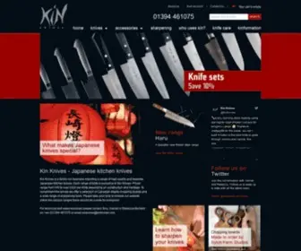 Kinknives.com(Japanese Kitchen Knives) Screenshot