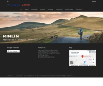 Kinlin.com.tw(KINLIN INDUSTRIAL CORPORATION) Screenshot