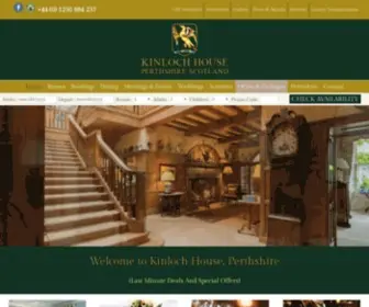 Kinlochhouse.com(Kinloch House Hotel) Screenshot