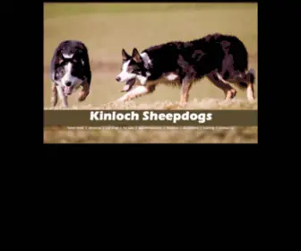 Kinlochsheepdogs.com(Kinloch Sheepdogs) Screenshot