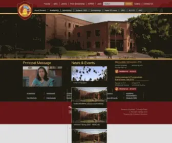 Kinnaird.edu.pk(Kinnaird College For Women) Screenshot