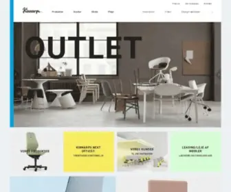 Kinnarps.dk(Bæredygtige og ergonomiske kontormøbler) Screenshot