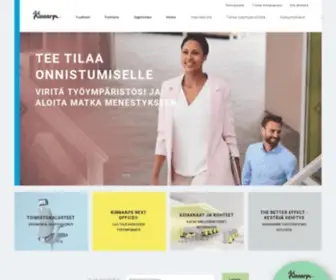 Kinnarps.fi(Toimistokalusteet ja työympäristön sisustusratkaisut) Screenshot