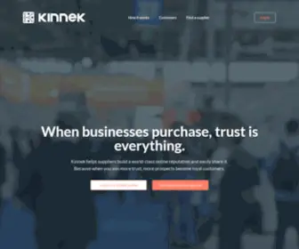 Kinnek.com(A Better Way To Purchase For Your Business) Screenshot