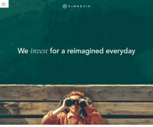 Kinnevik.se(We invest for a reimagined everyday) Screenshot