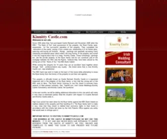 Kinnittycastle.com(Important information on sale of Kinnity Castle) Screenshot