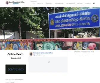 Kinniyazone.lk(Kinniya Zonal Education Office) Screenshot