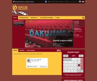 Kino-Galanta.sk(Program a vstupenky online) Screenshot