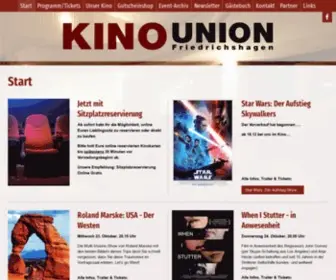 Kino-Union.de(UNION Filmtheater) Screenshot