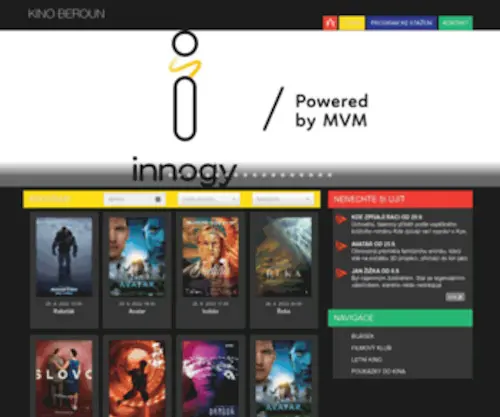 Kinoberoun.cz(Městské kino beroun) Screenshot