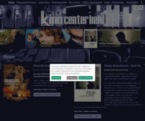 Kinocenter-Kehl.de(Kinocenter Kehl) Screenshot